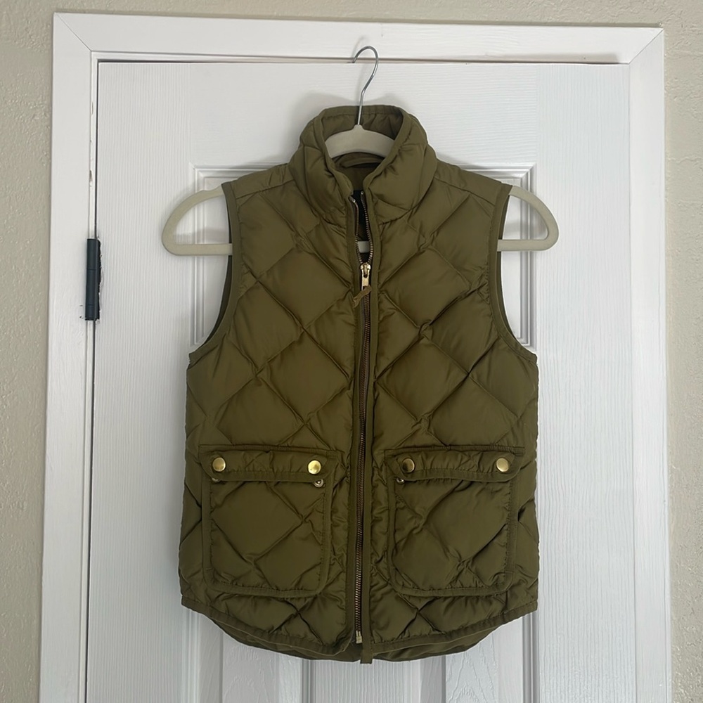 J crew vest size Petite XS